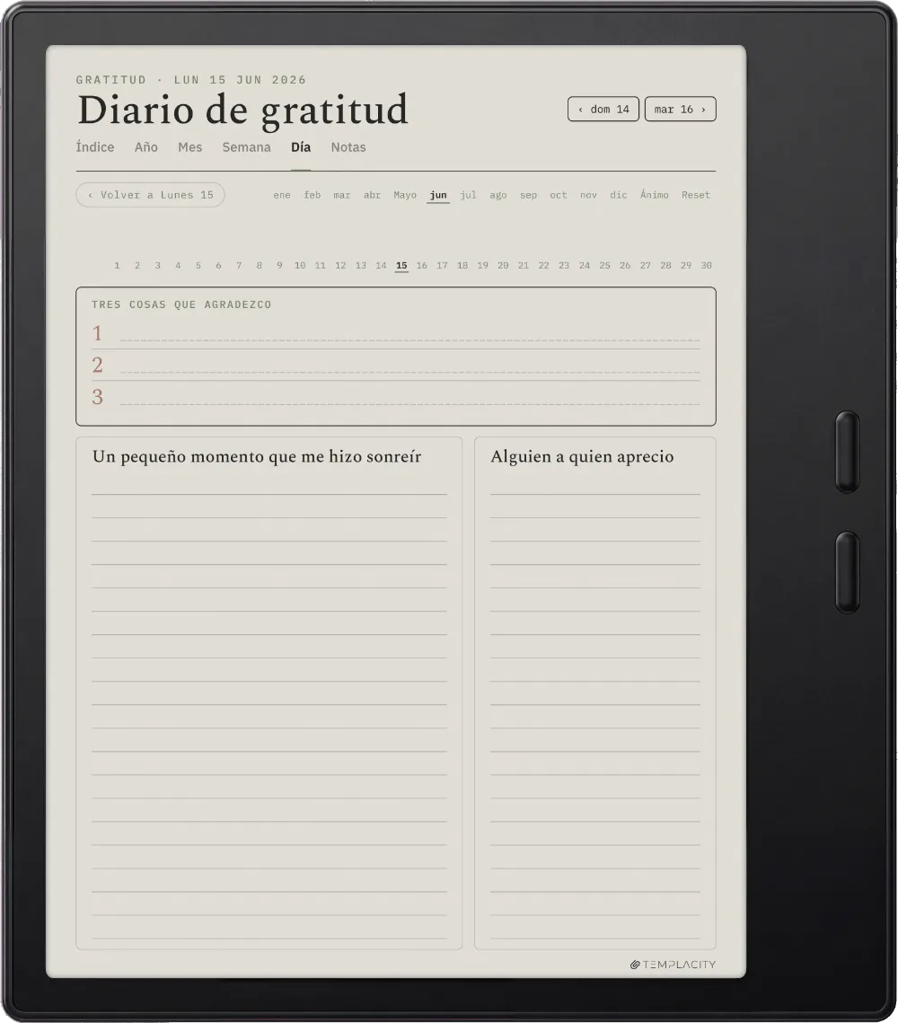 The Planner · Bienestar Boox Go Color 7 (Gen II) página 4