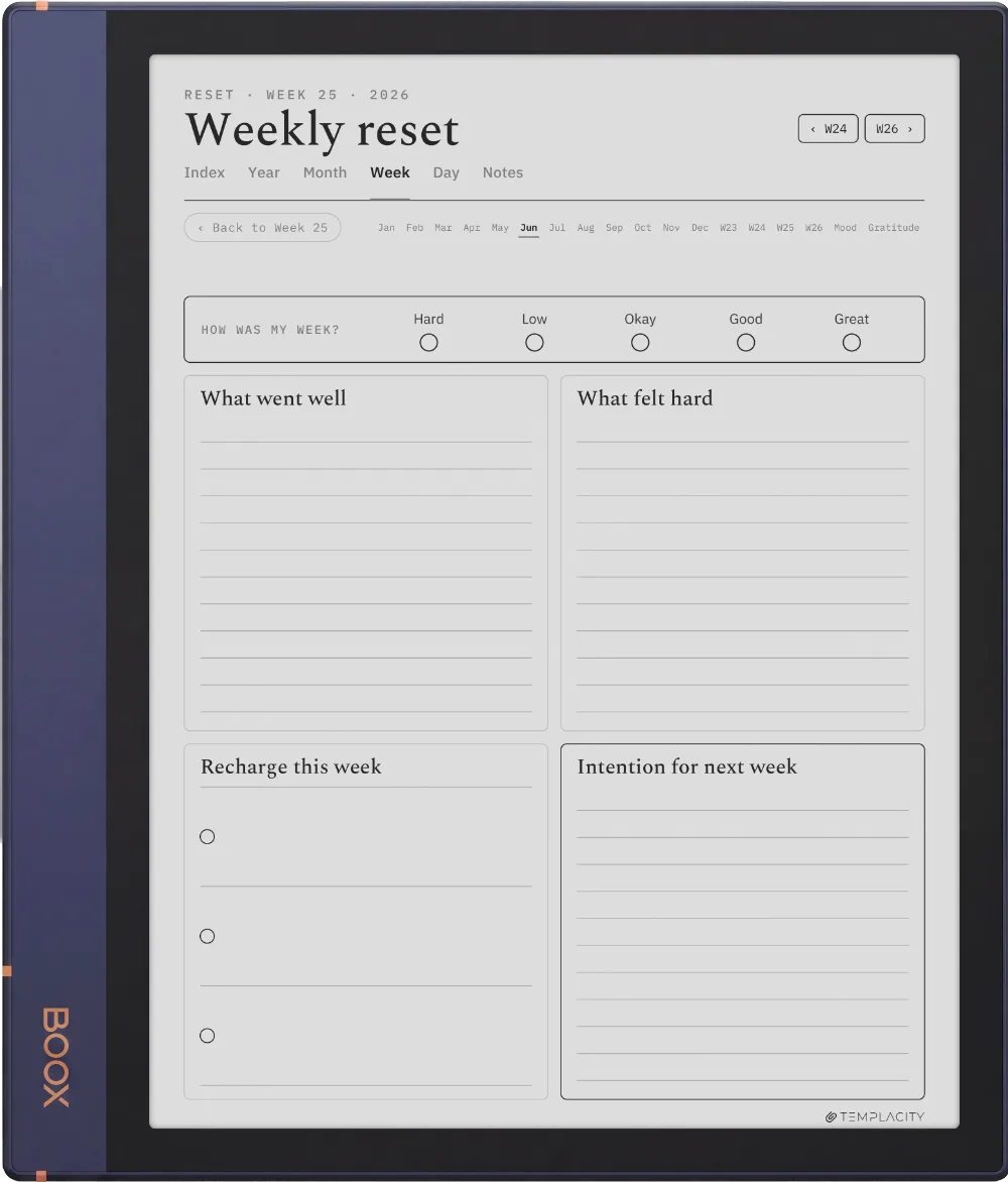 The Planner · Wellness Boox Note Air2 page 3