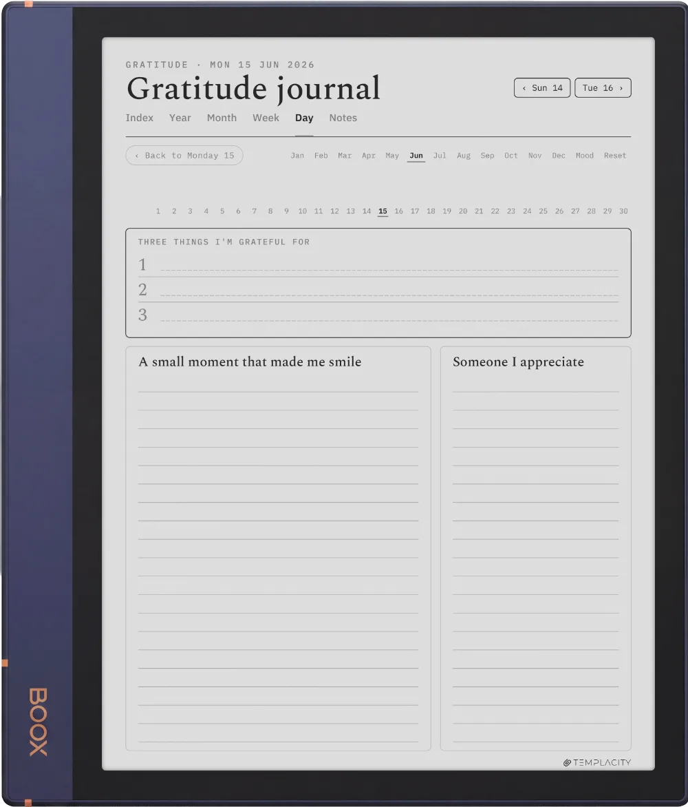 The Planner · Wellness Boox Note Air2 page 4