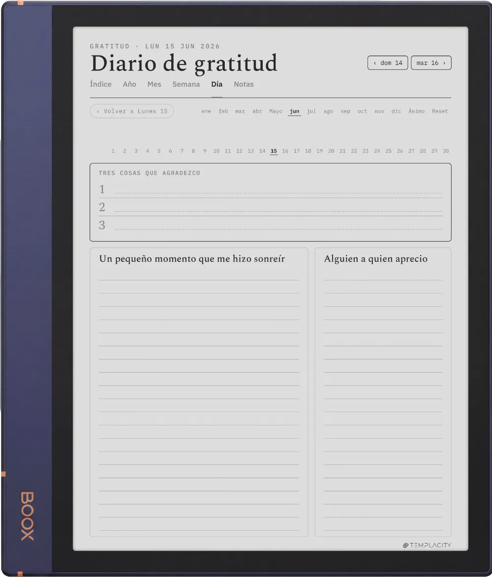 The Planner · Bienestar Boox Note Air2 página 4