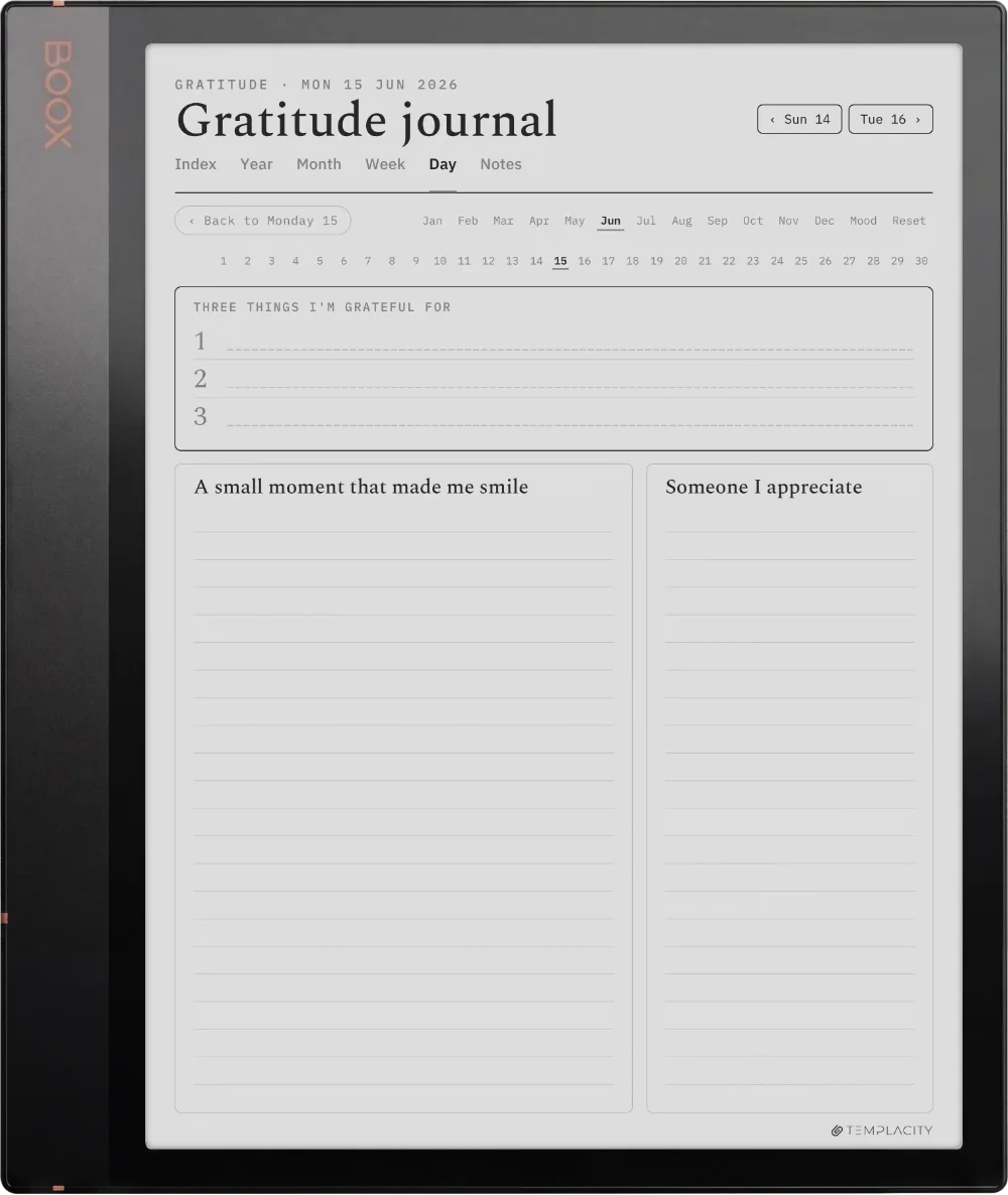 The Planner · Wellness Boox Note Air 3 page 4