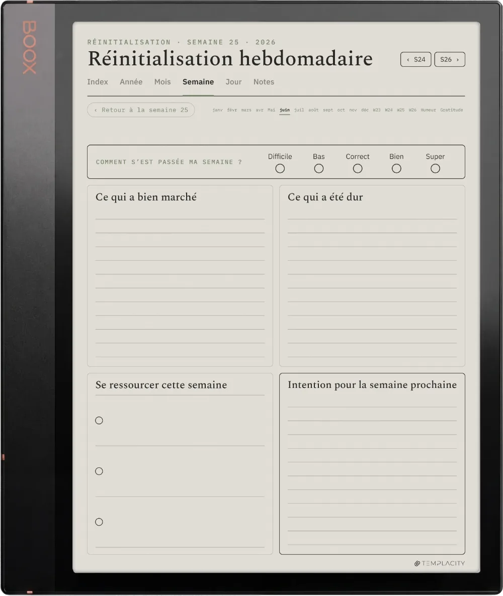 The Planner · Bien-être Boox Note Air3 C page 3