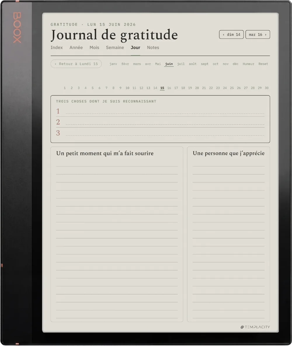 The Planner · Bien-être Boox Note Air3 C page 4