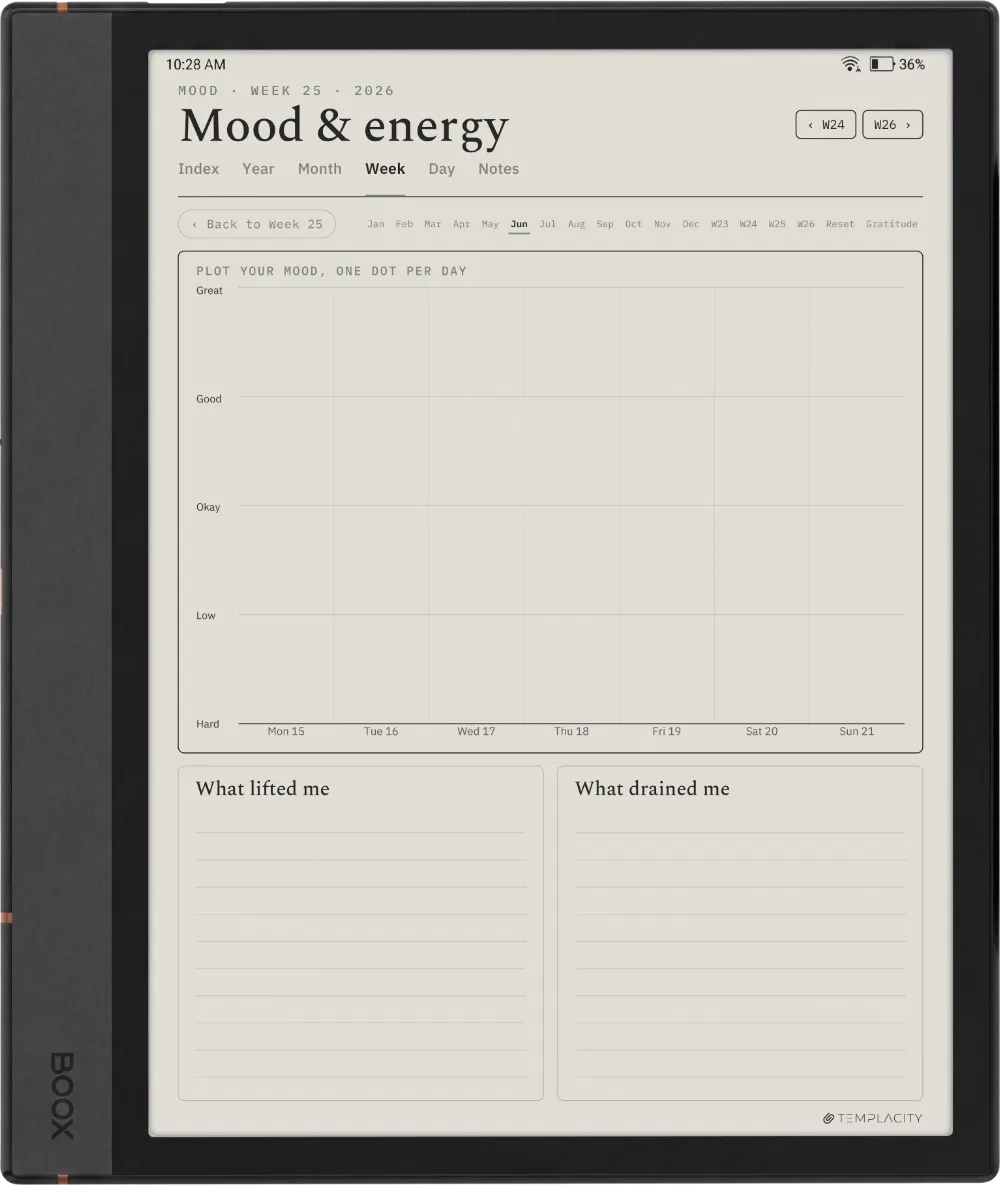 The Planner · Wellness Boox Note Air4 C page 2