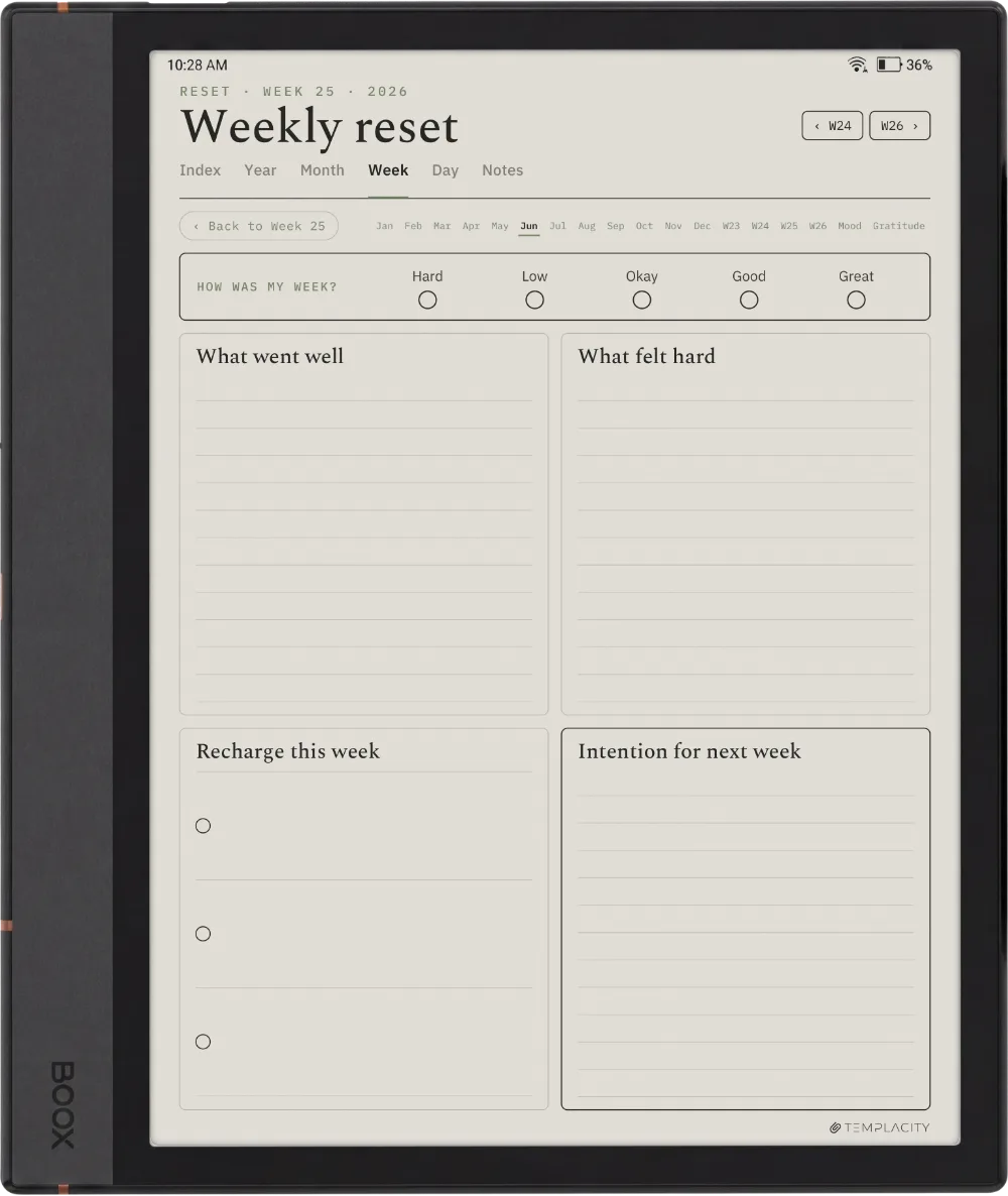 The Planner · Wellness Boox Note Air4 C page 3