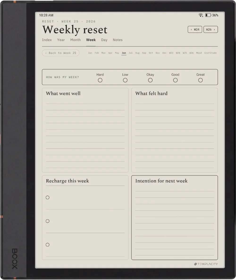 The Planner · Wellness Boox Note Air4 C page 3
