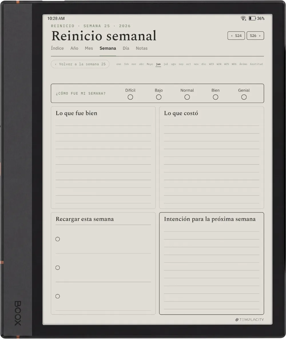 The Planner · Bienestar Boox Note Air4 C página 3