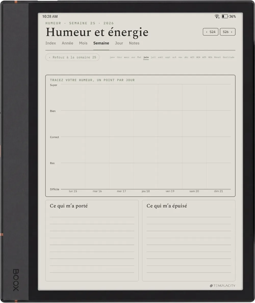 The Planner · Bien-être Boox Note Air4 C page 2