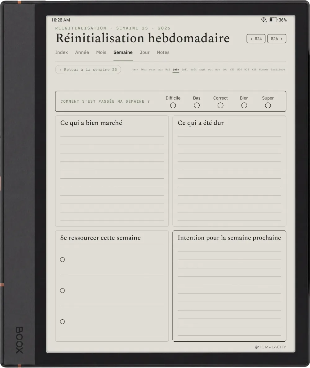 The Planner · Bien-être Boox Note Air4 C page 3