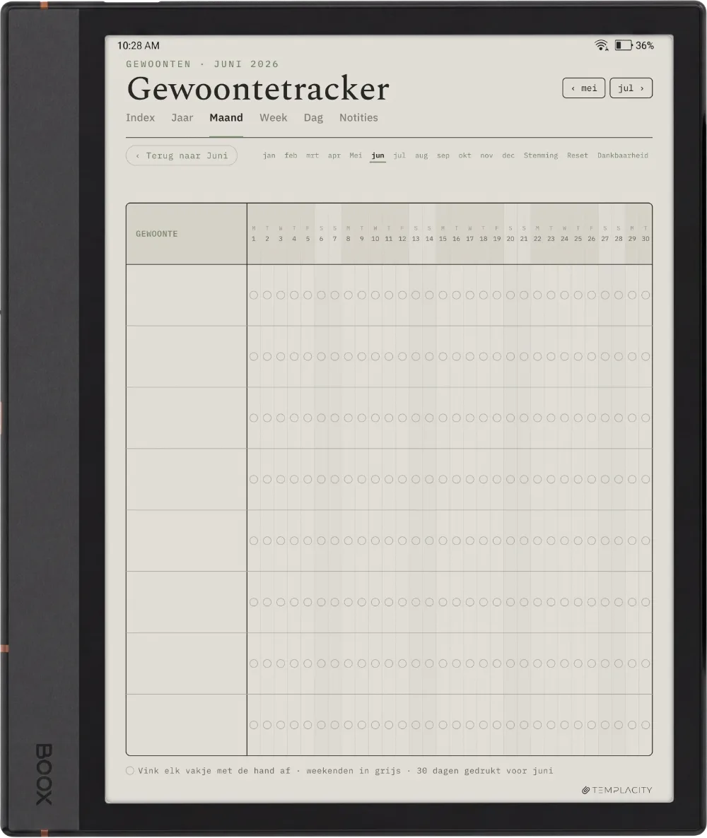 The Planner · Wellness Boox Note Air4 C pagina 5