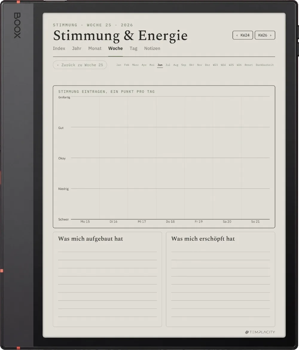 The Planner · Wellness Boox Note Air5 C Seite 2