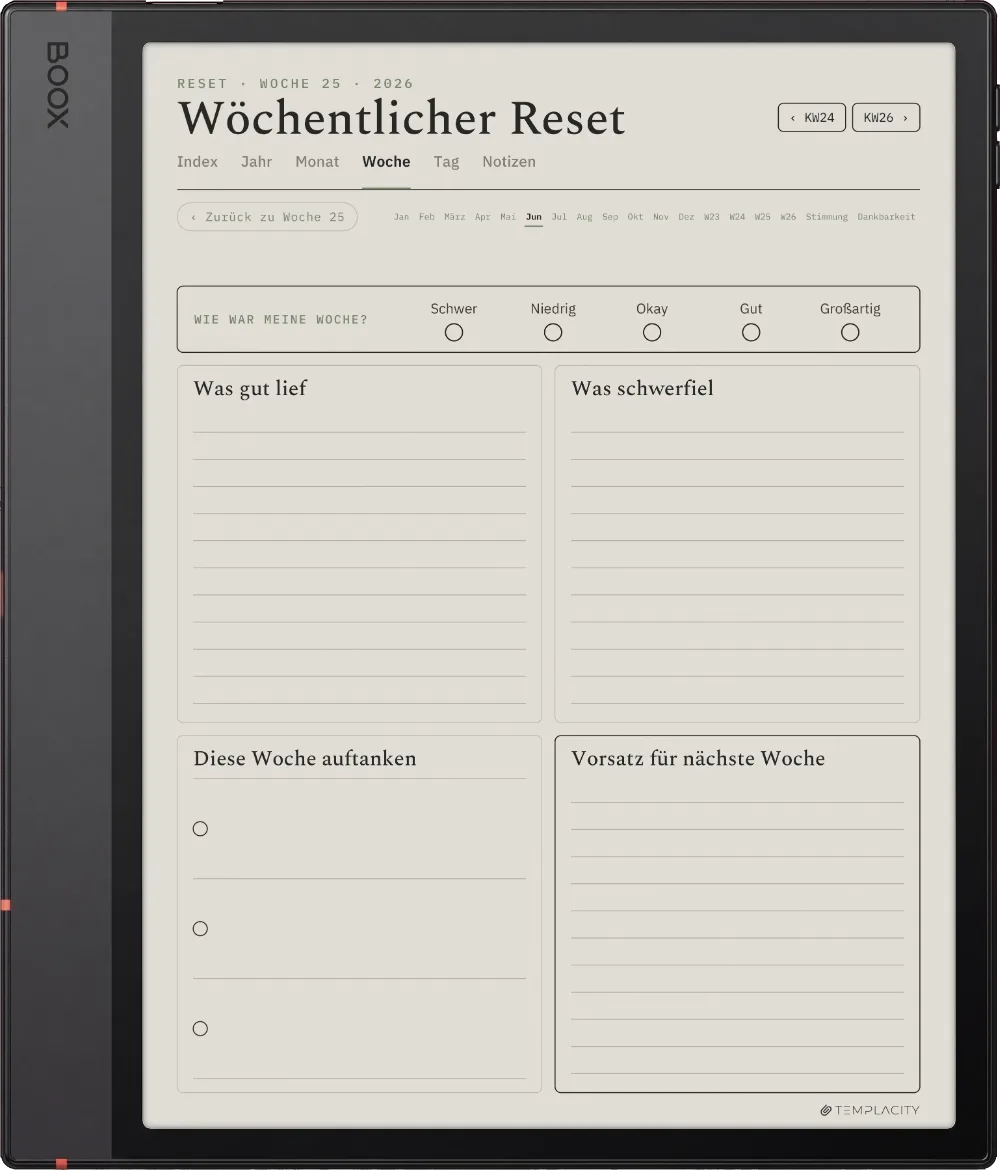 The Planner · Wellness Boox Note Air5 C Seite 3