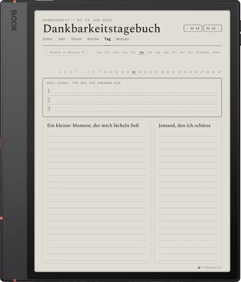 The Planner · Wellness Boox Note Air5 C Seite 4