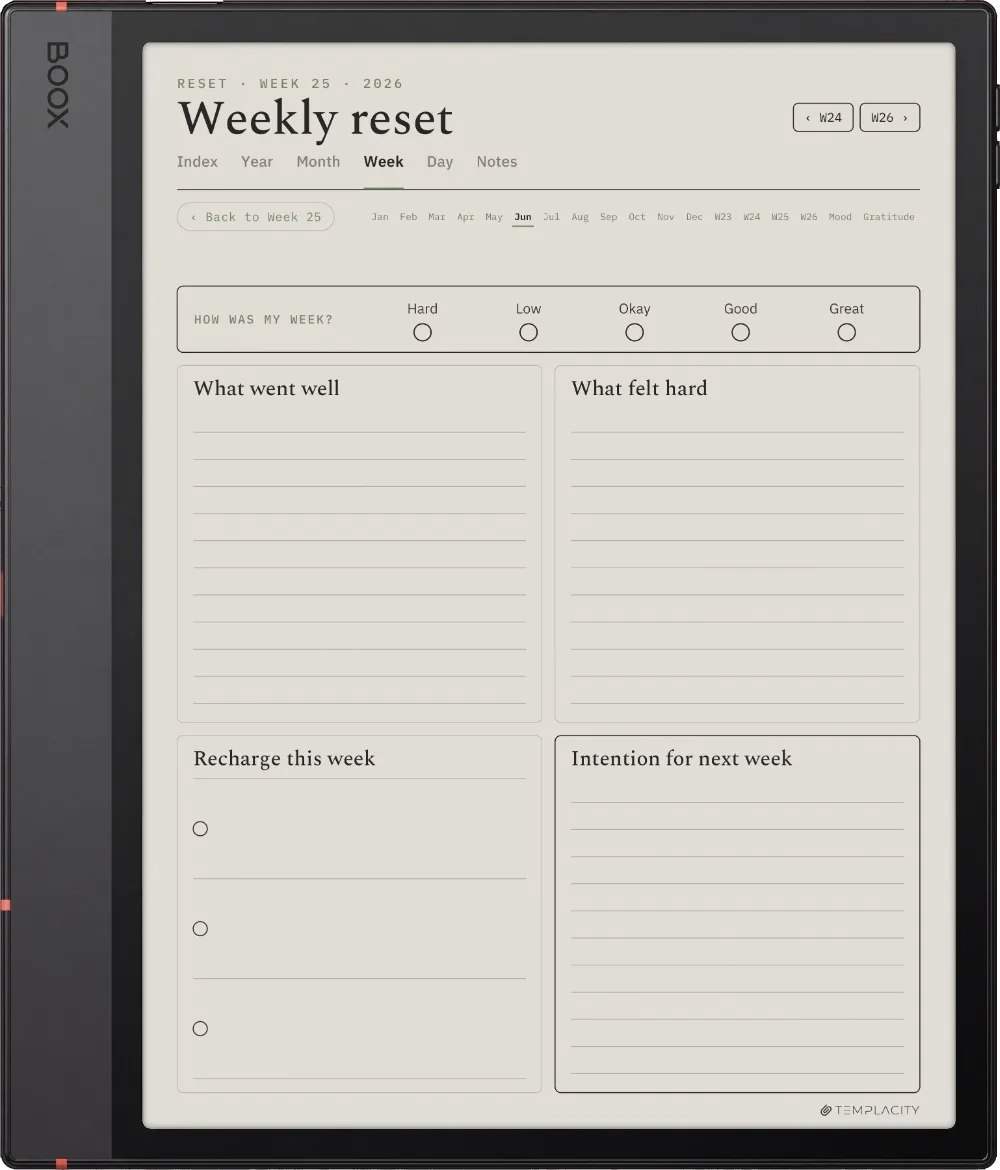 The Planner · Wellness Boox Note Air5 C page 3