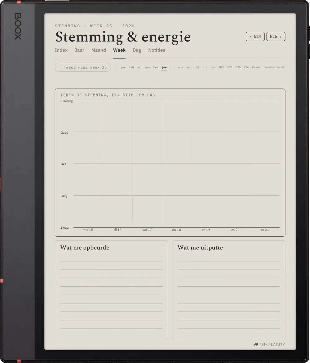 The Planner · Wellness Boox Note Air5 C pagina 2