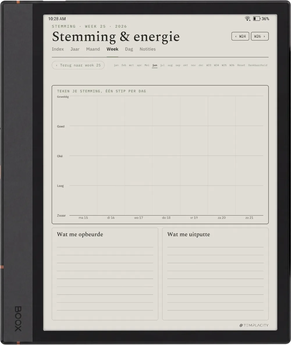 The Planner · Wellness Boox Note Max pagina 2