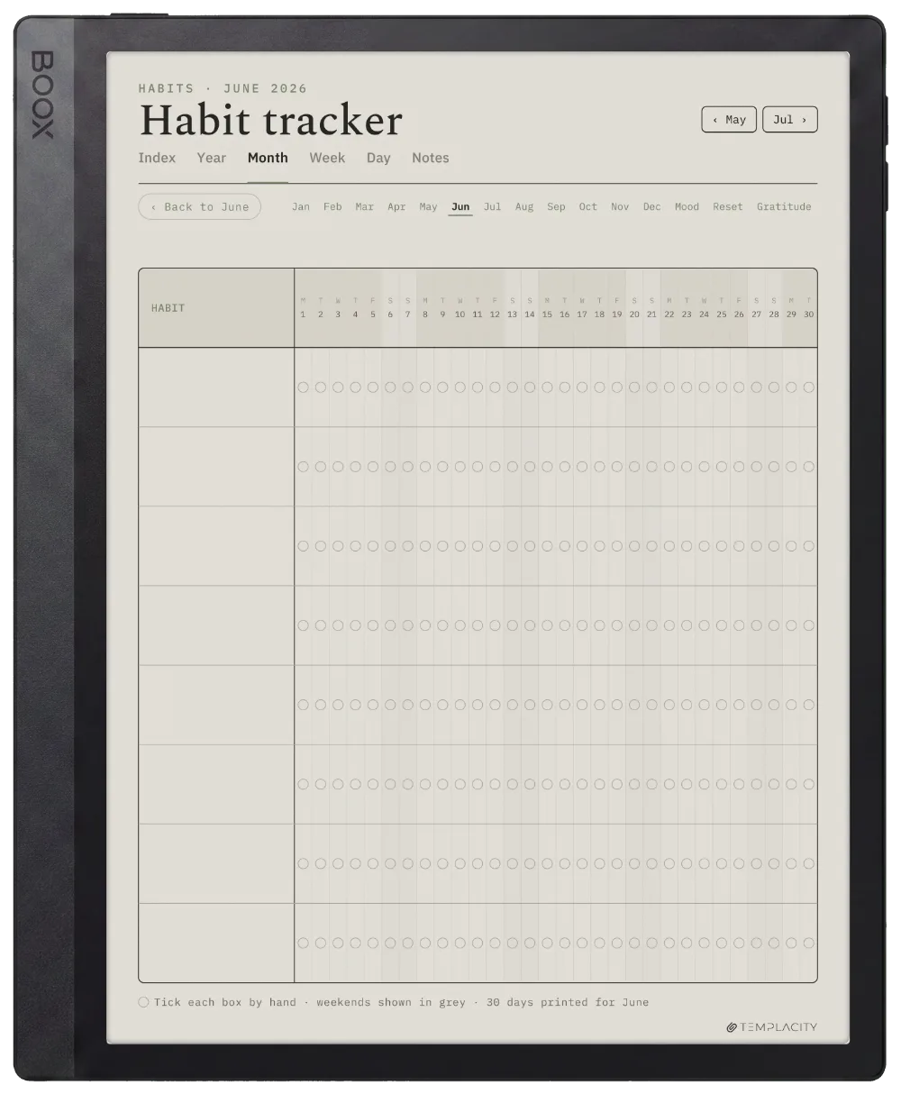 The Planner · Wellness Boox Tab Ultra C Pro page 5