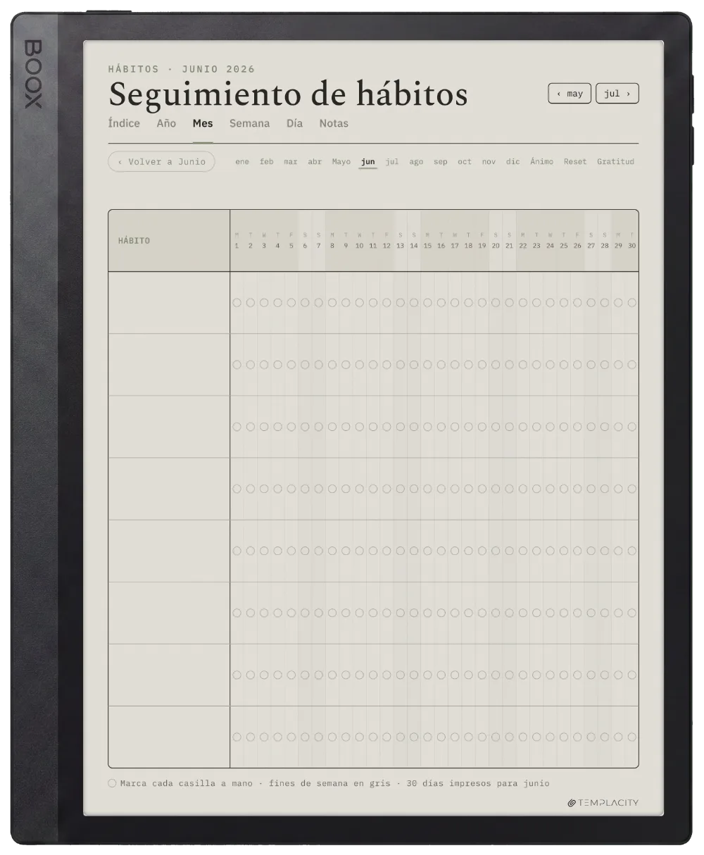 The Planner · Bienestar Boox Tab Ultra C Pro página 5