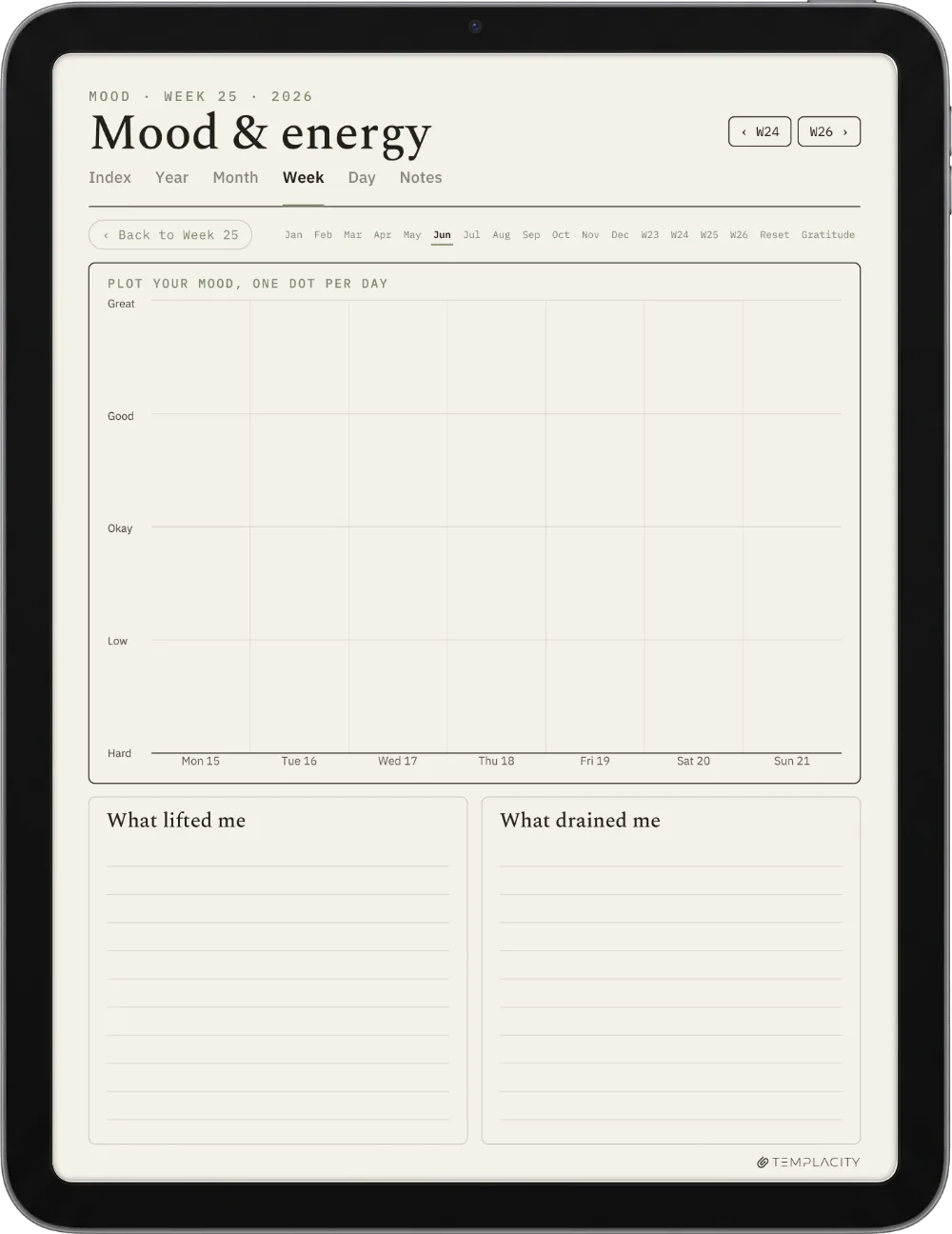 The Planner · Wellness iPad page 2