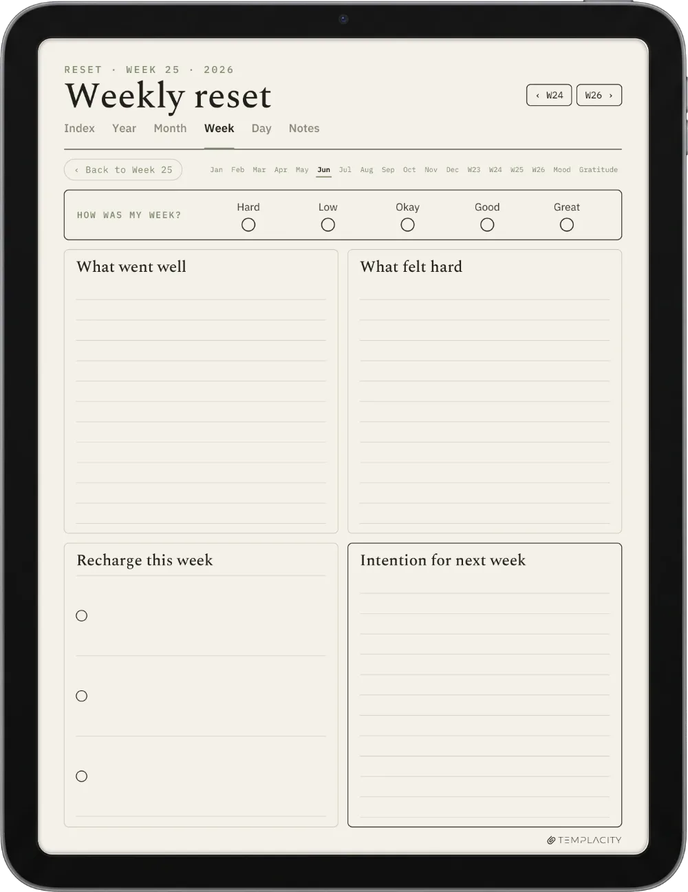 The Planner · Wellness iPad page 3