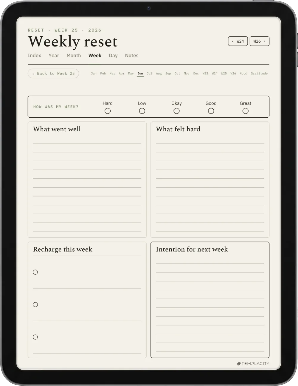 The Planner · Wellness iPad page 3