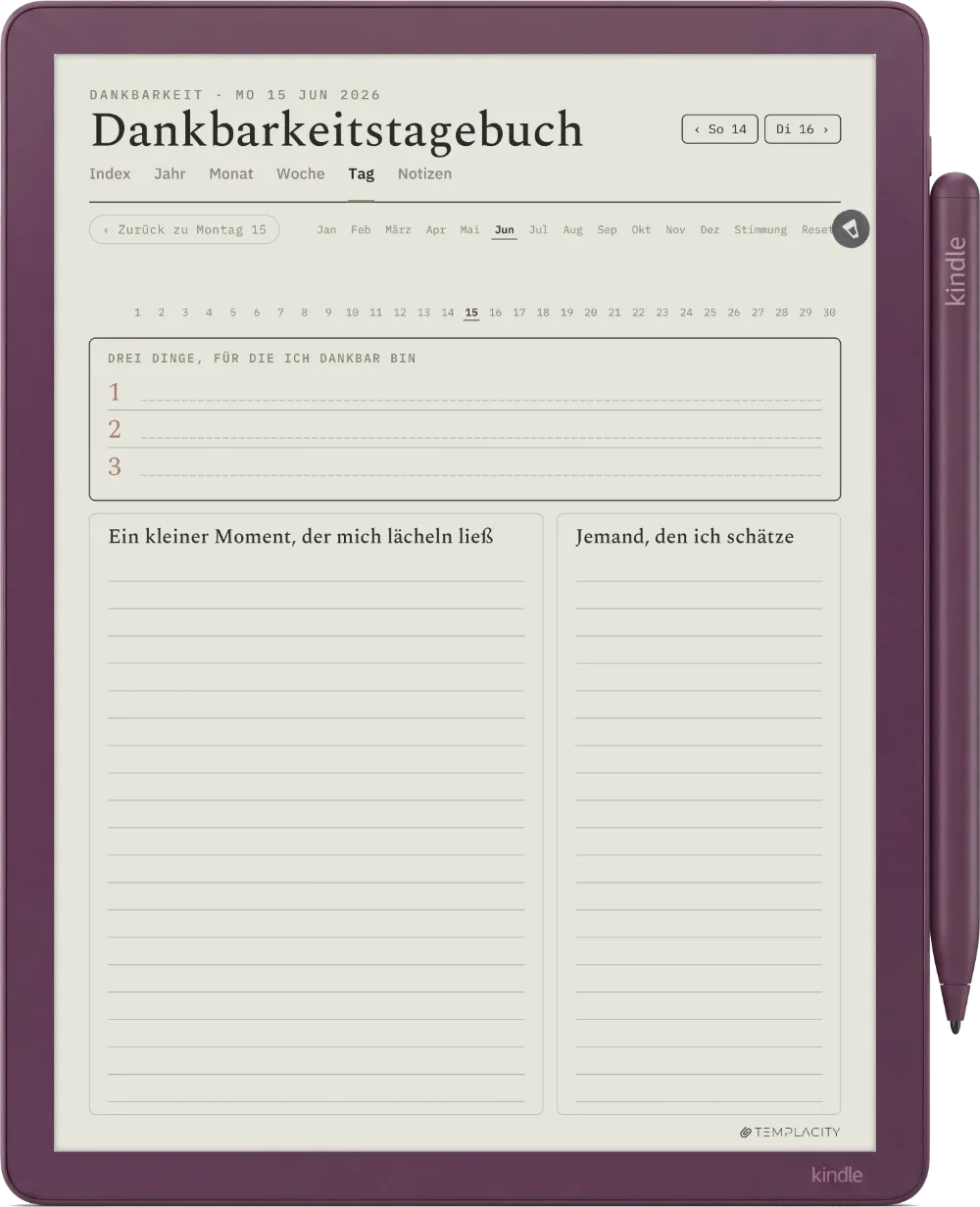 The Planner · Wellness Kindle Scribe Colorsoft Seite 4