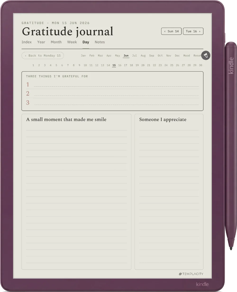 The Planner · Wellness Kindle Scribe Colorsoft page 4