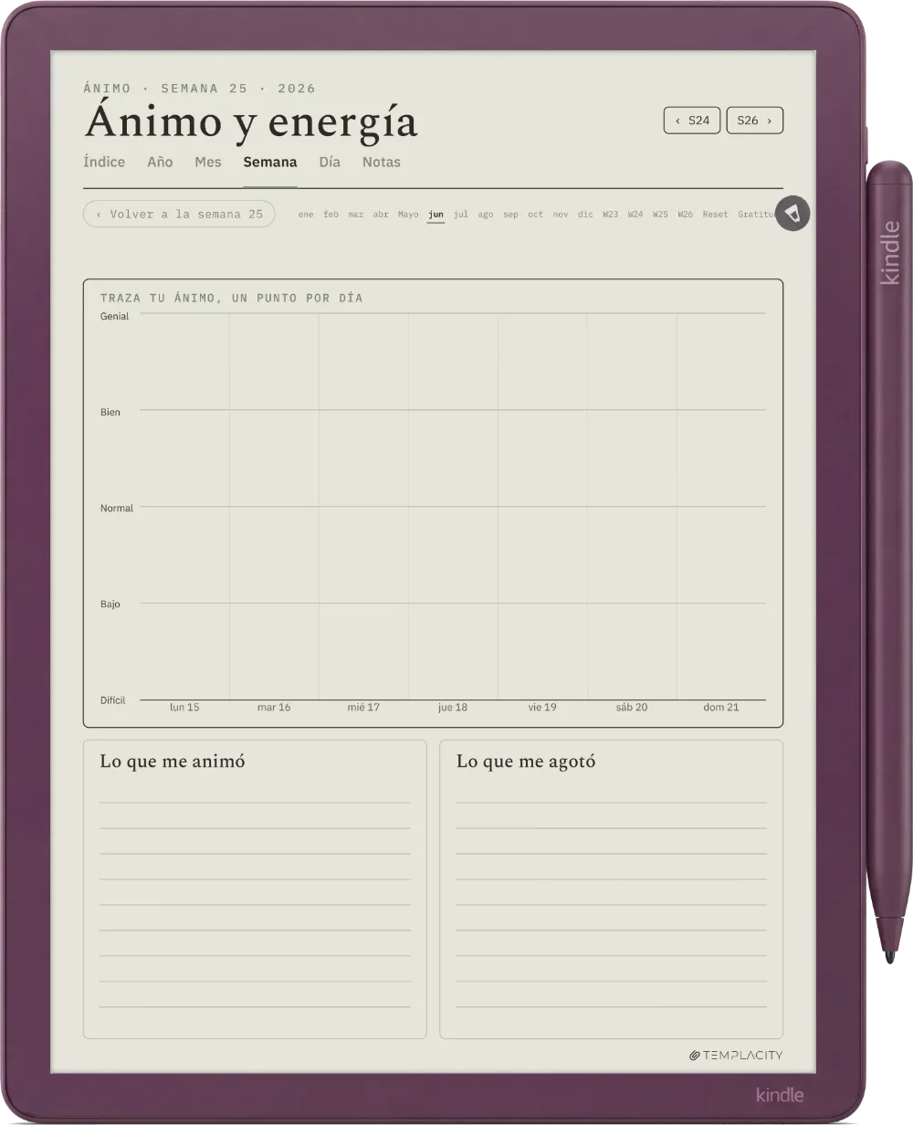 The Planner · Bienestar Kindle Scribe Colorsoft página 2