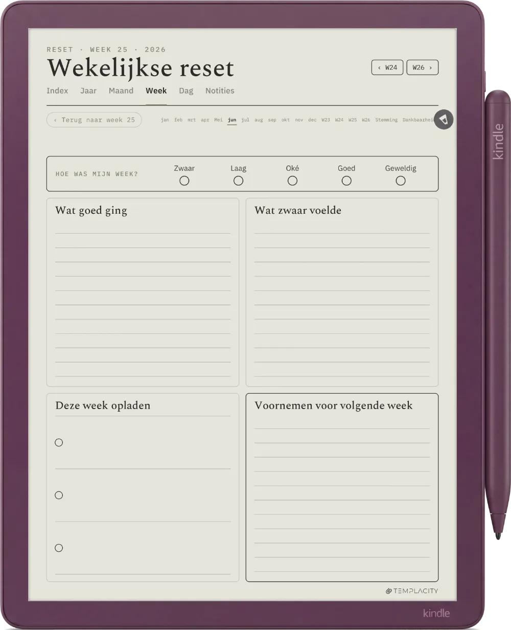 The Planner · Wellness Kindle Scribe Colorsoft pagina 3