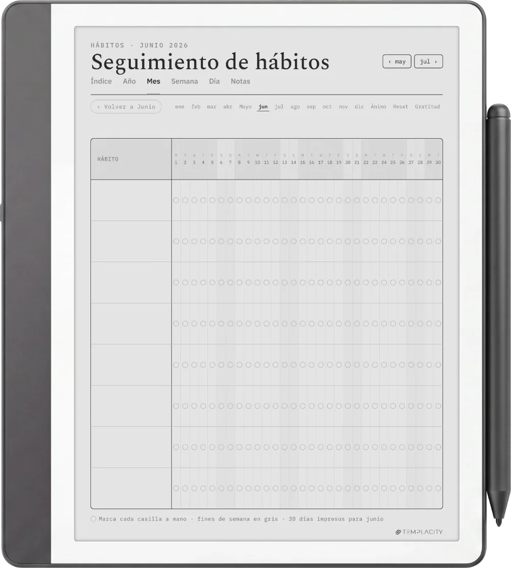 The Planner · Bienestar Kindle Scribe página 5
