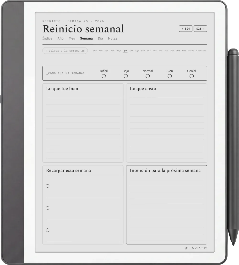 The Planner · Bienestar Kindle Scribe página 3