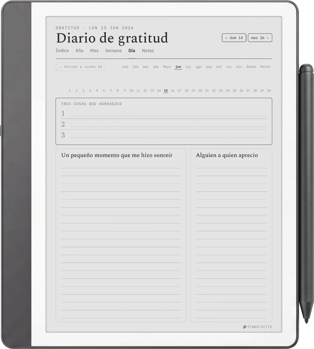 The Planner · Bienestar Kindle Scribe página 4