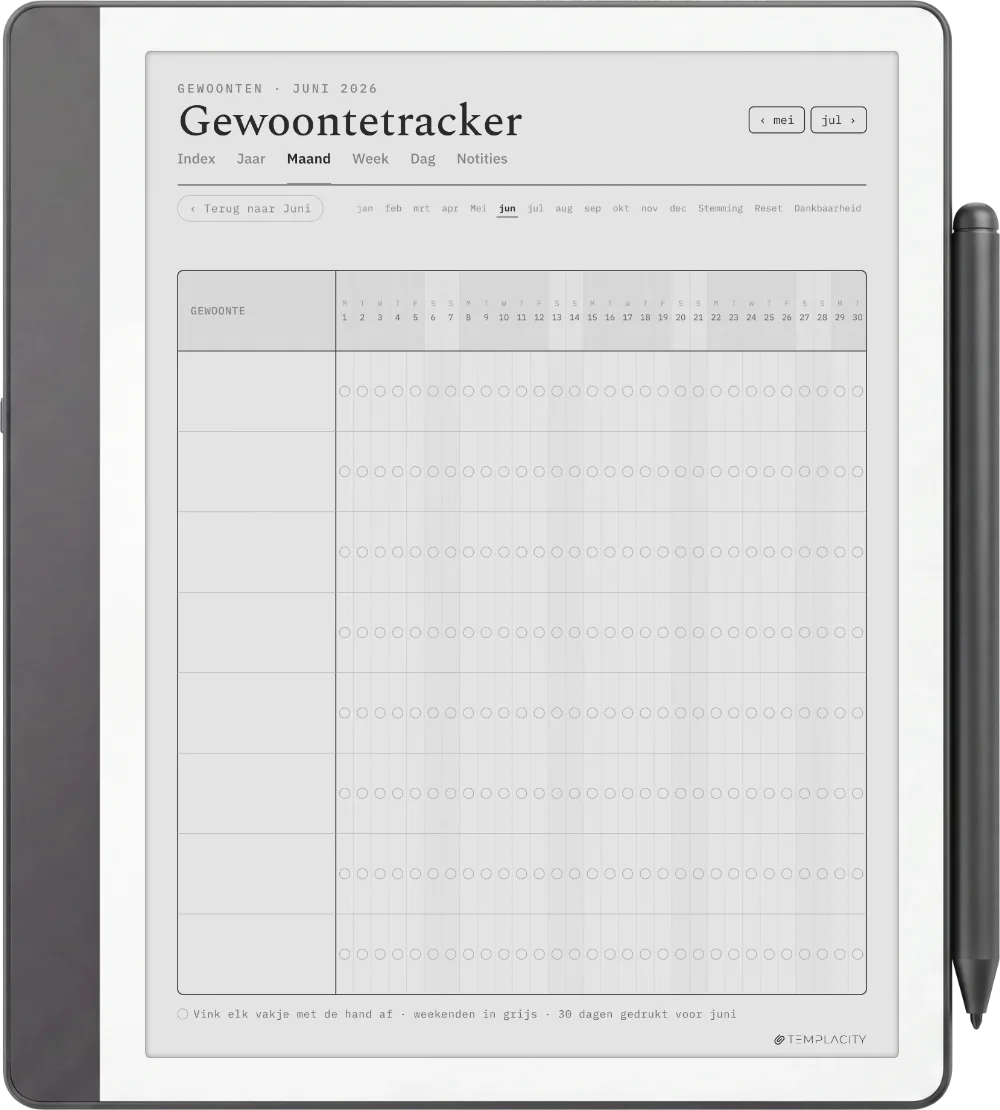 The Planner · Wellness Kindle Scribe pagina 5