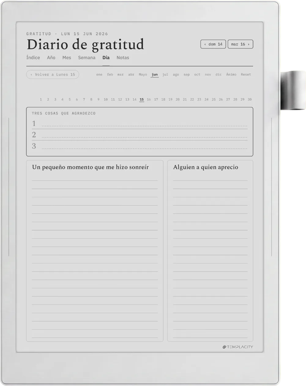 The Planner · Bienestar Supernote Manta página 4