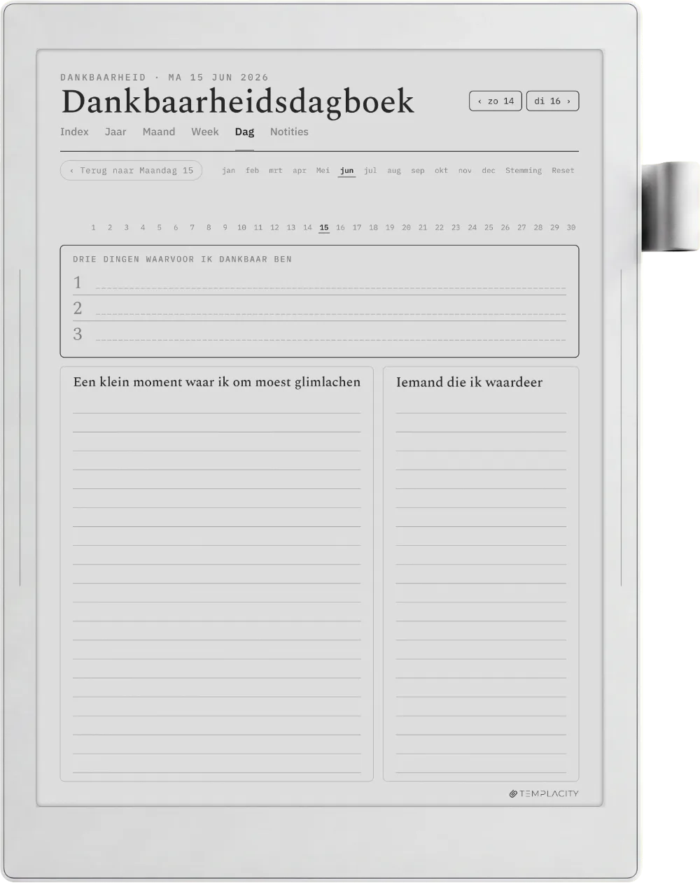 The Planner · Wellness Supernote Manta pagina 4