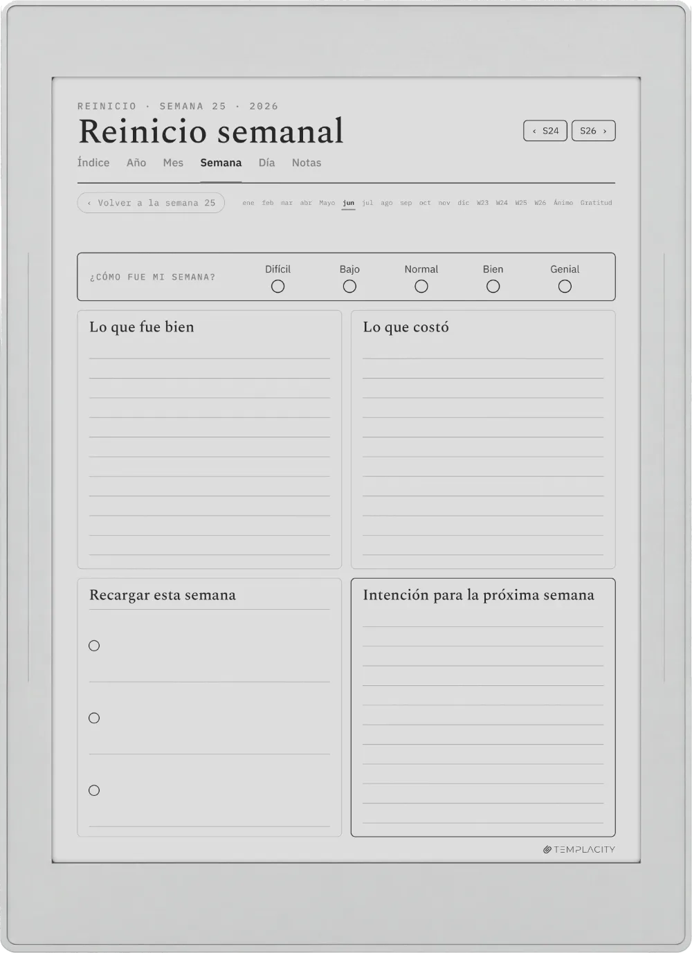 The Planner · Bienestar Supernote Nomad página 3