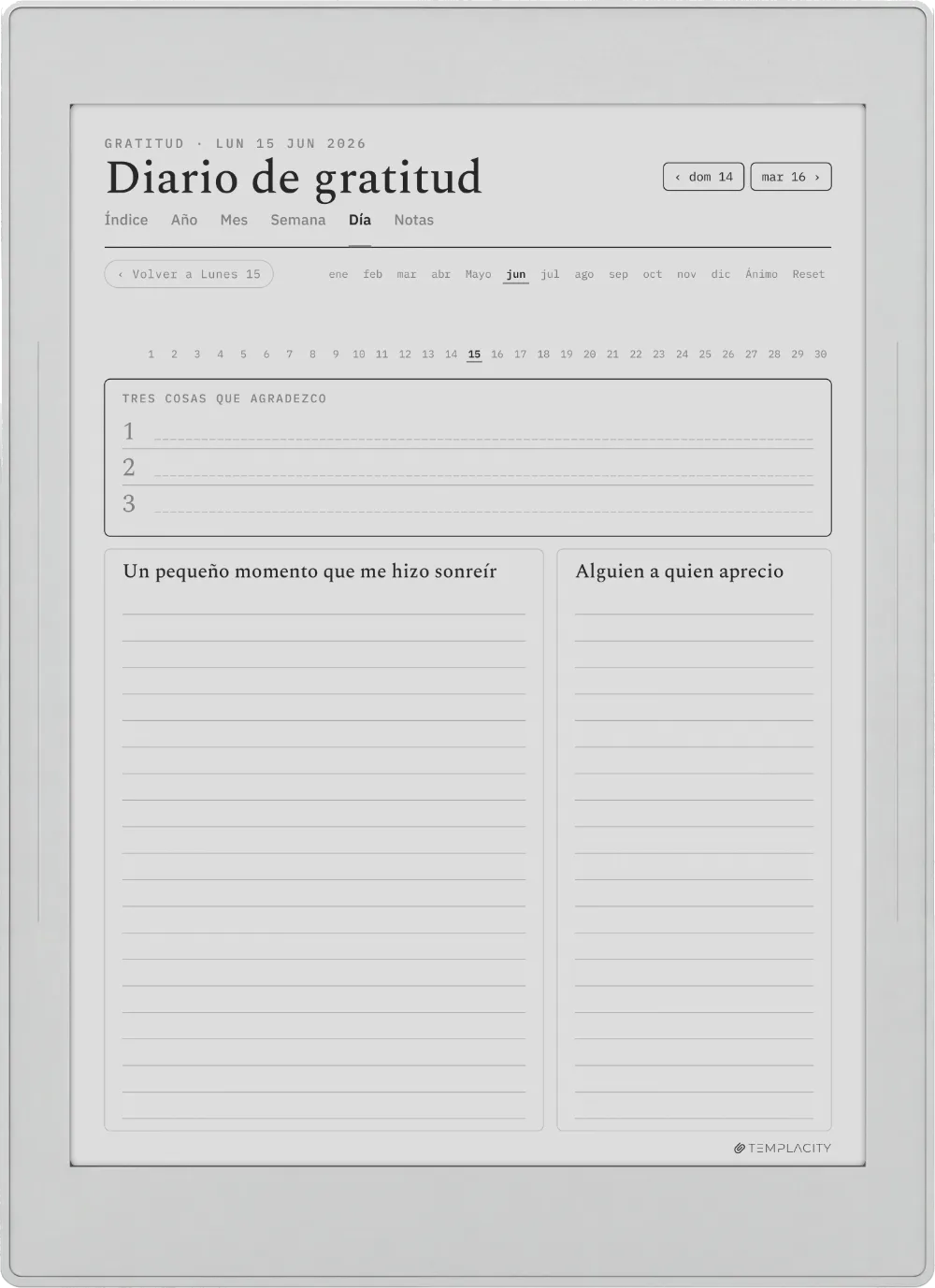 The Planner · Bienestar Supernote Nomad página 4