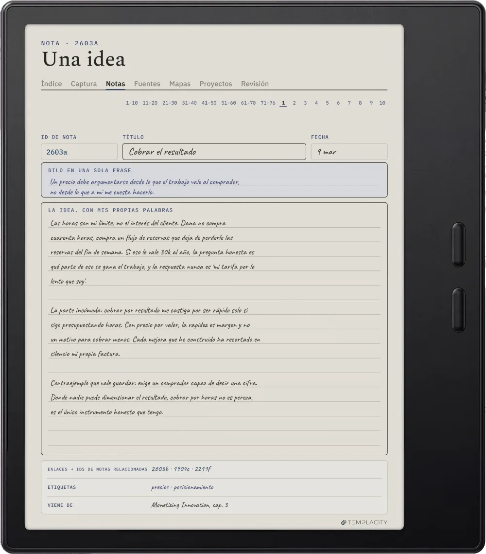 The Planner en el Boox Go Color 7 (Gen II)