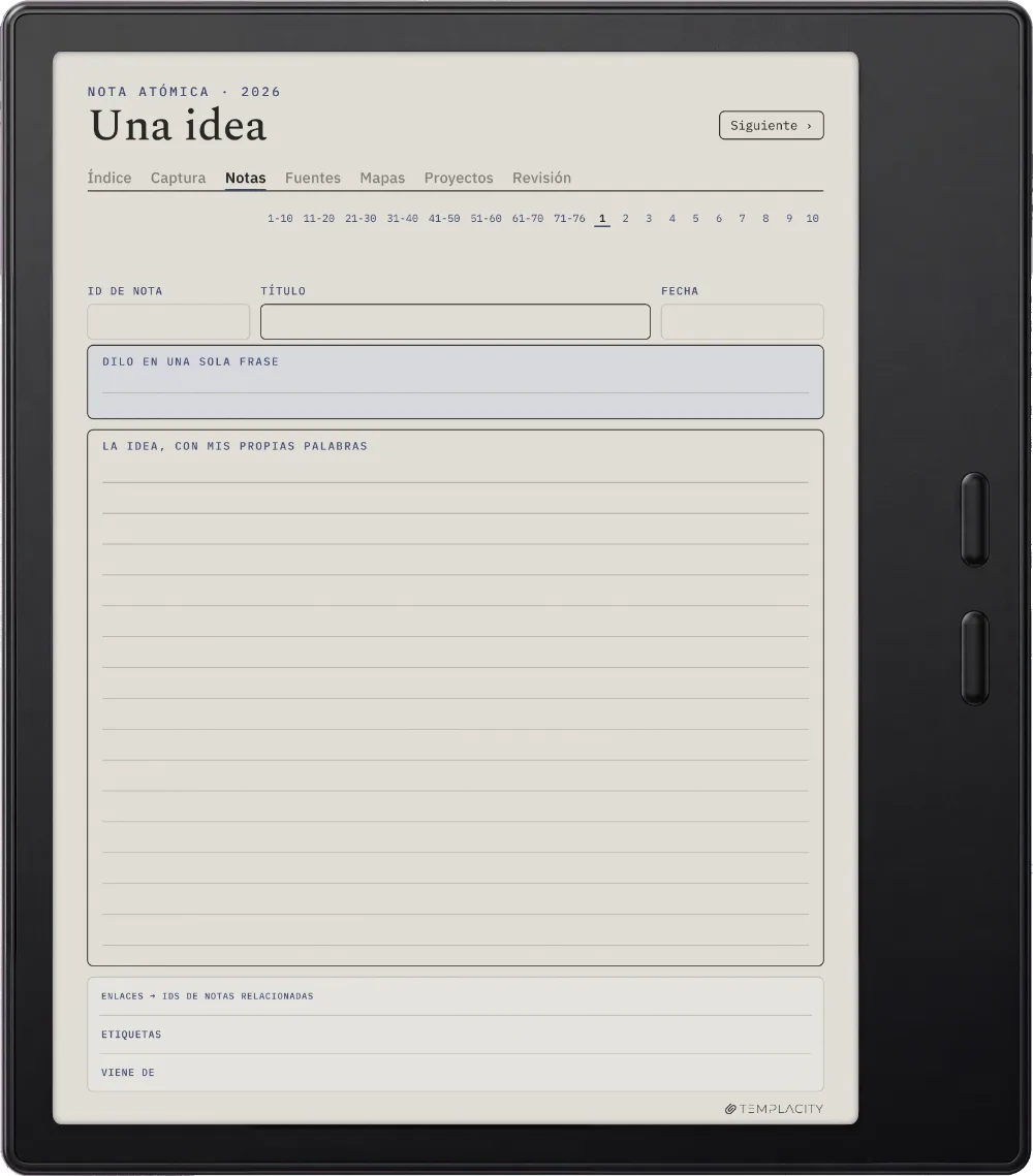 The Planner La nota atómica