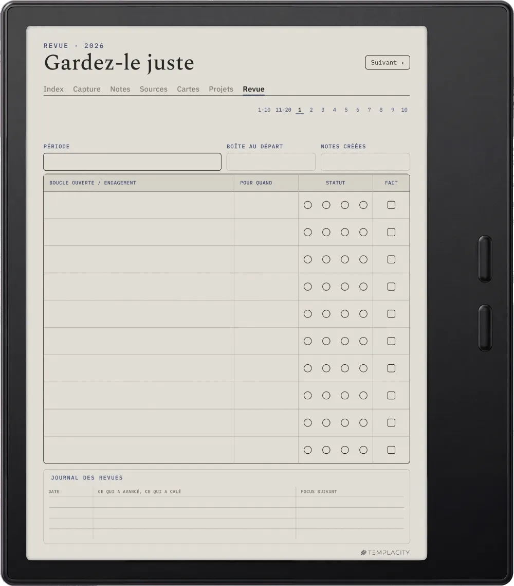 The Planner · Zettelkasten Boox Go Color 7 (Gen II) page 5