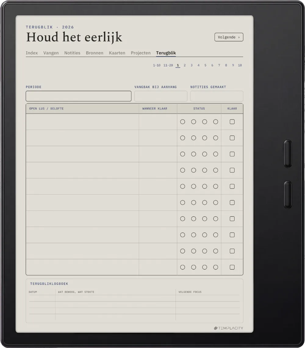 The Planner · Zettelkasten Boox Go Color 7 (Gen II) pagina 5