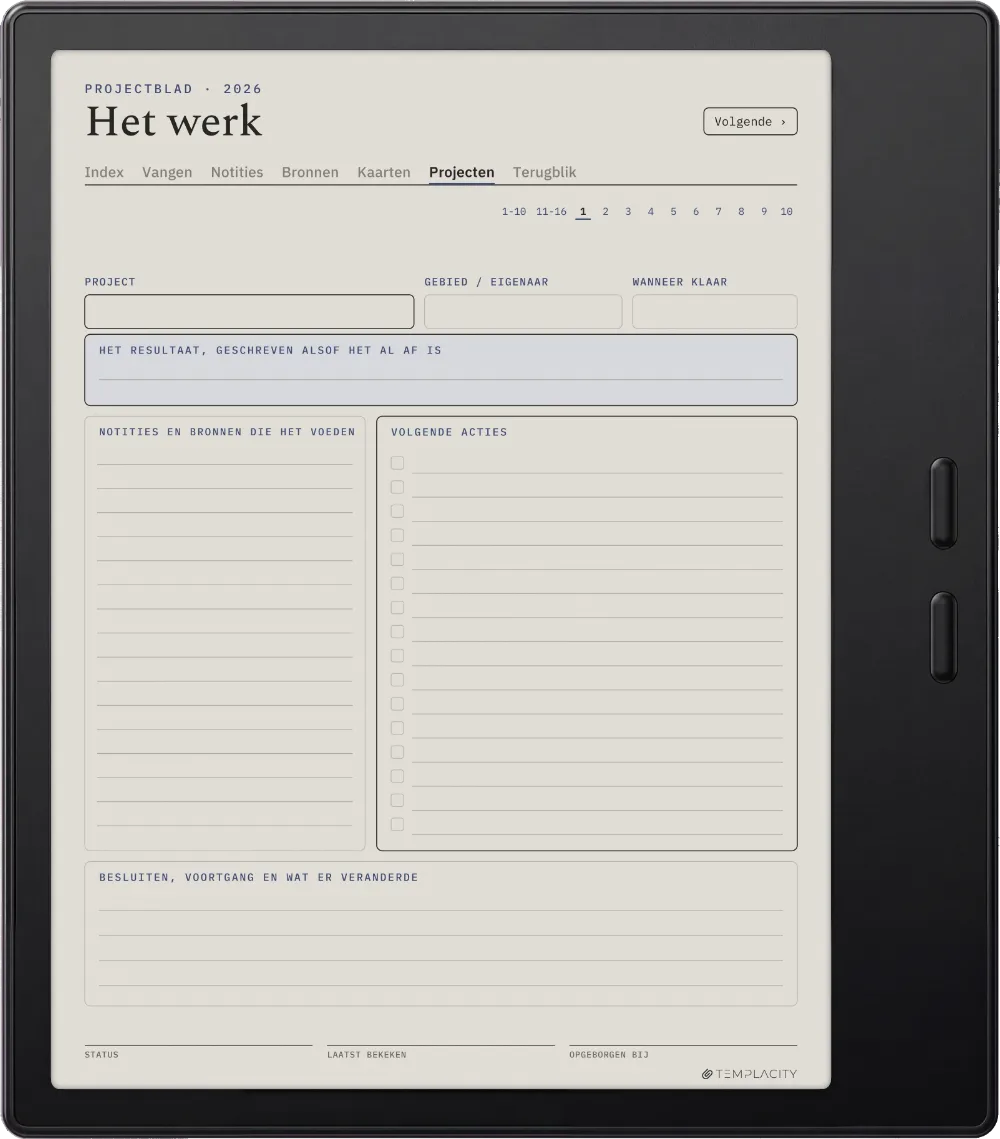 The Planner · Zettelkasten Boox Go Color 7 (Gen II) pagina 4
