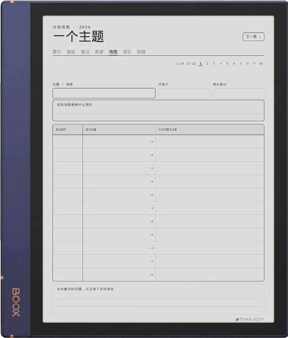 规划本 · Zettelkasten Boox Note Air2 第 3 页