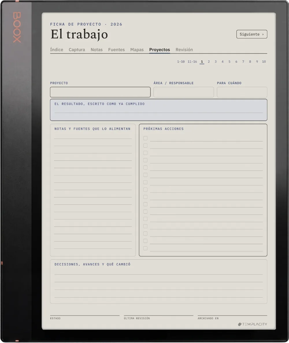 The Planner · Zettelkasten Boox Note Air3 C página 4