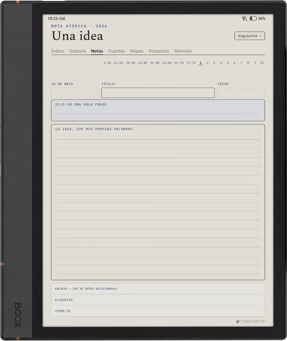 The Planner La nota atómica