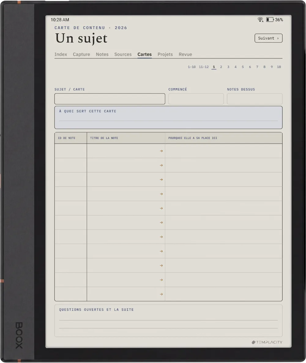 The Planner · Zettelkasten Boox Note Air4 C page 3