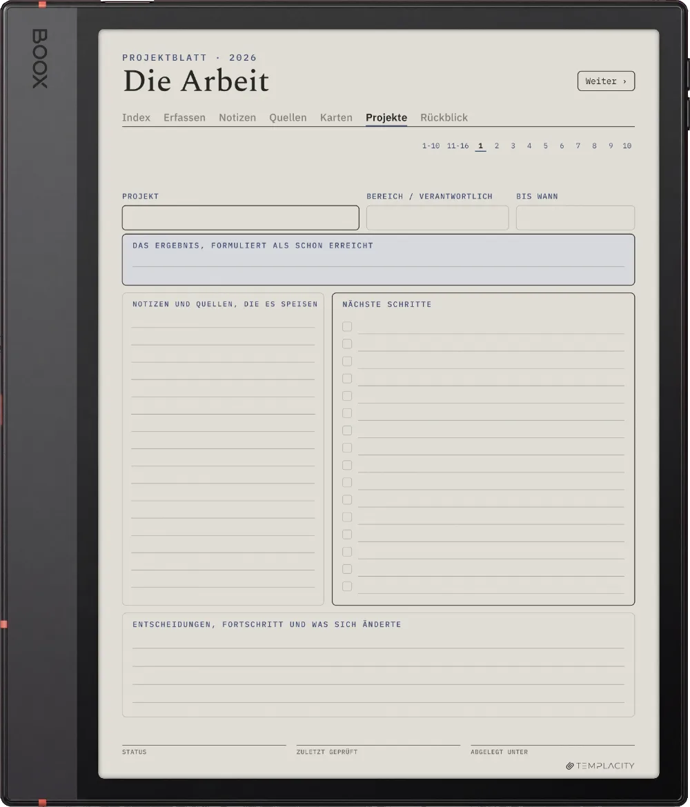 The Planner · Zettelkasten Boox Note Air5 C Seite 4