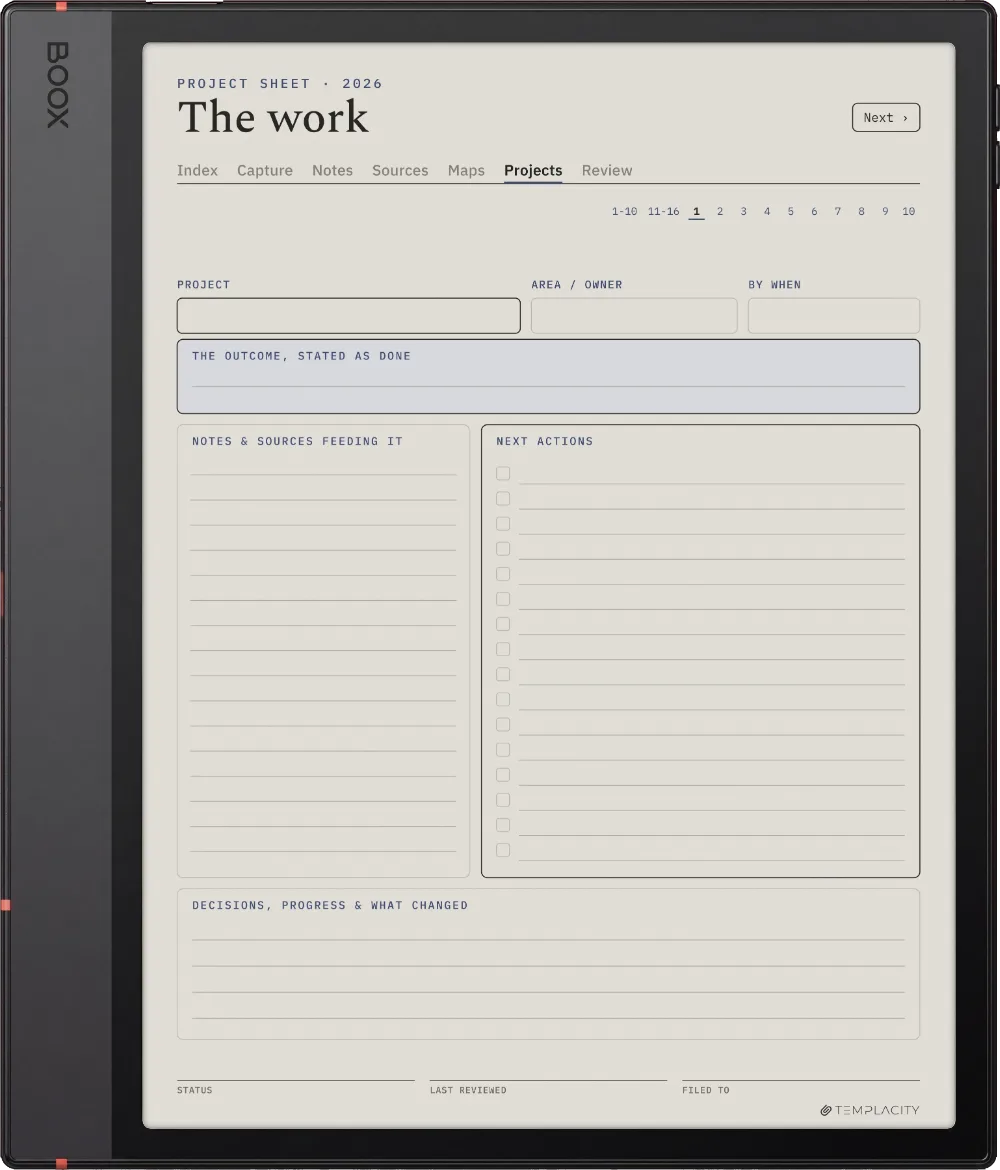 The Planner · Zettelkasten Boox Note Air5 C page 4