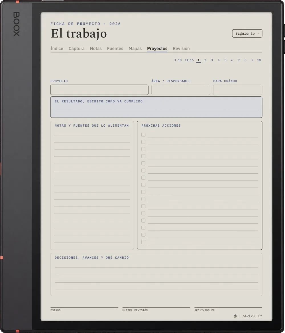 The Planner · Zettelkasten Boox Note Air5 C página 4