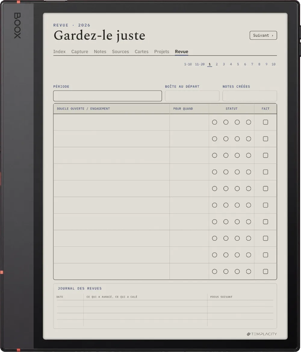 The Planner · Zettelkasten Boox Note Air5 C page 5